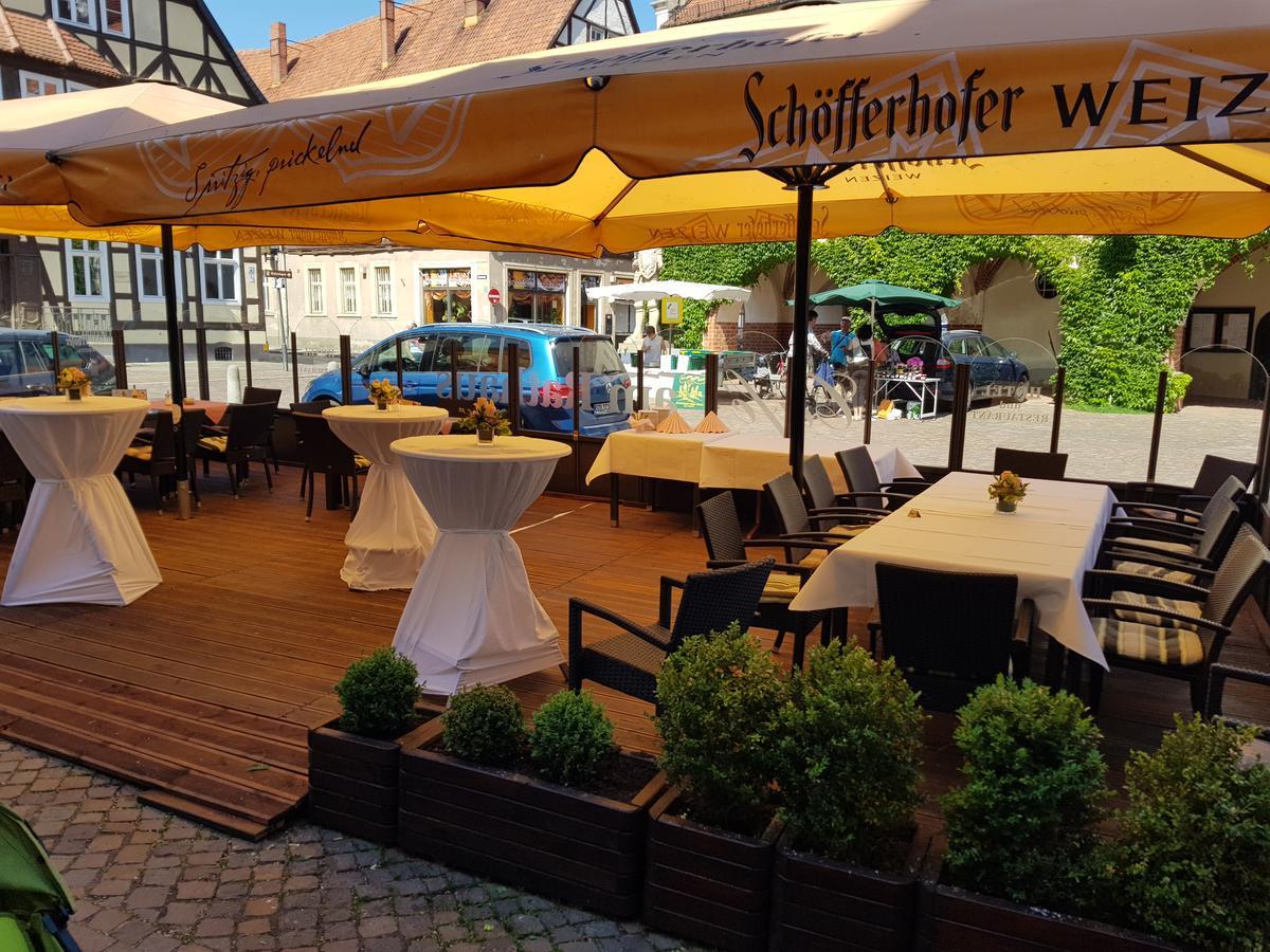 Hotel-Cafe Am Rathaus Gardelegen Bagian luar foto